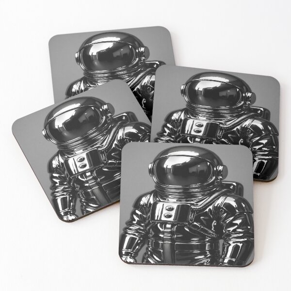 Item preview, Chrome space-dude designed and sold by quantum X.