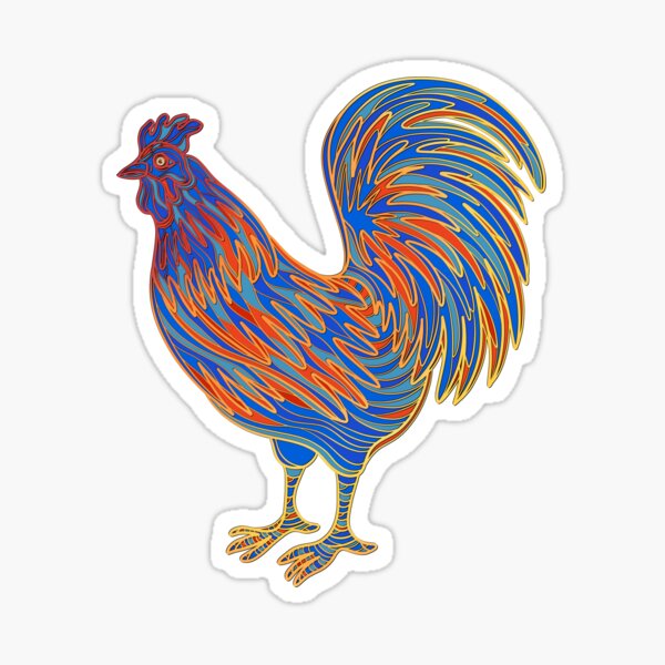 Item preview, Stained Glass Rooster designed and sold by DaveDanchuk.
