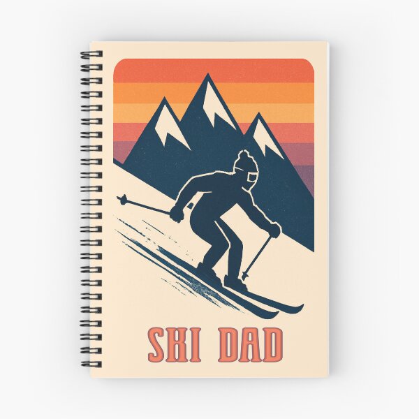 Item preview, Ski Dad – Minimal Retro Sunset Skiing Lover  designed and sold by Rajasekar.