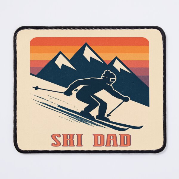 Item preview, Ski Dad – Minimal Retro Sunset Skiing Lover designed and sold by Rajasekar.