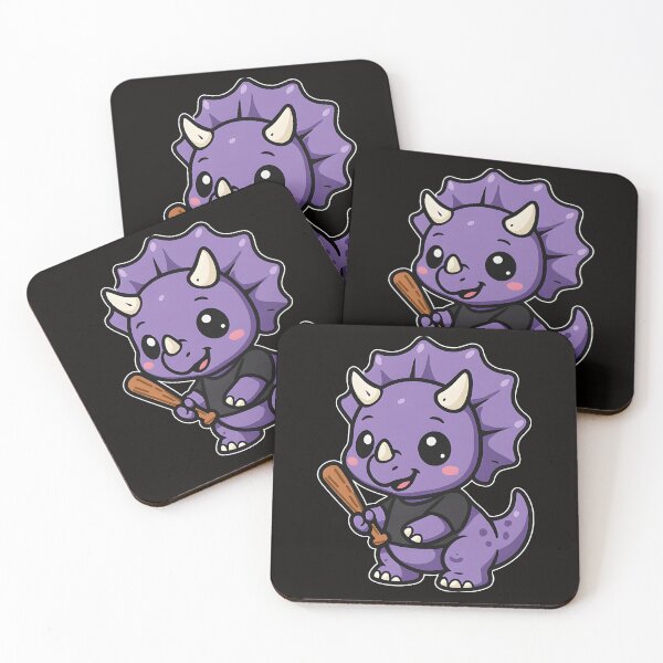 Item preview, Cute Triceratops Playing Baseball Gift For Men Women Kids designed and sold by ArmyAbodo.