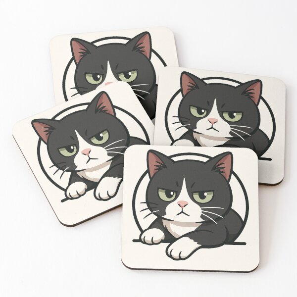 Item preview, Morgana Toshiki's cat icon: displeased face, large model designed and sold by fornext-Japan.