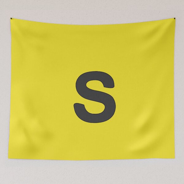 Item preview, letter s black designed and sold by ZiphGames.
