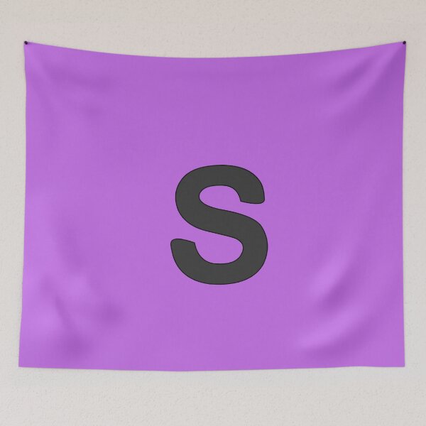 Item preview, letter s black designed and sold by ZiphGames.