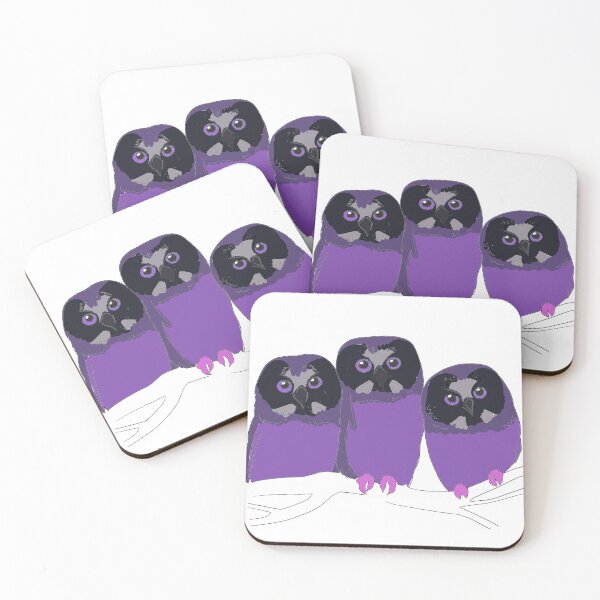 Item preview, Saw-whet Owls designed and sold by Ashley’sAnimalz.