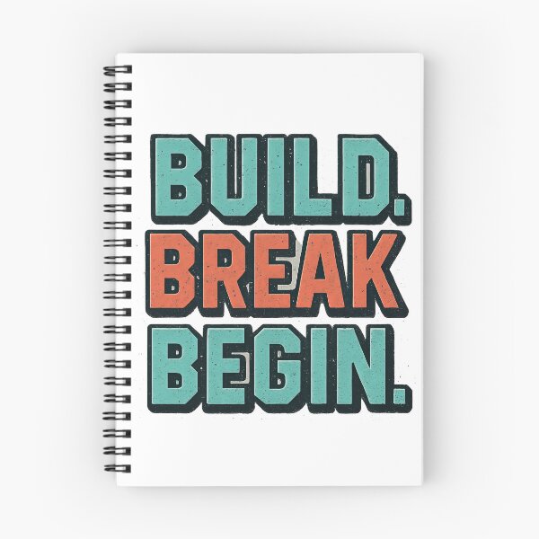 Item preview, Build. Break. Begin. designed and sold by STATICDUST.