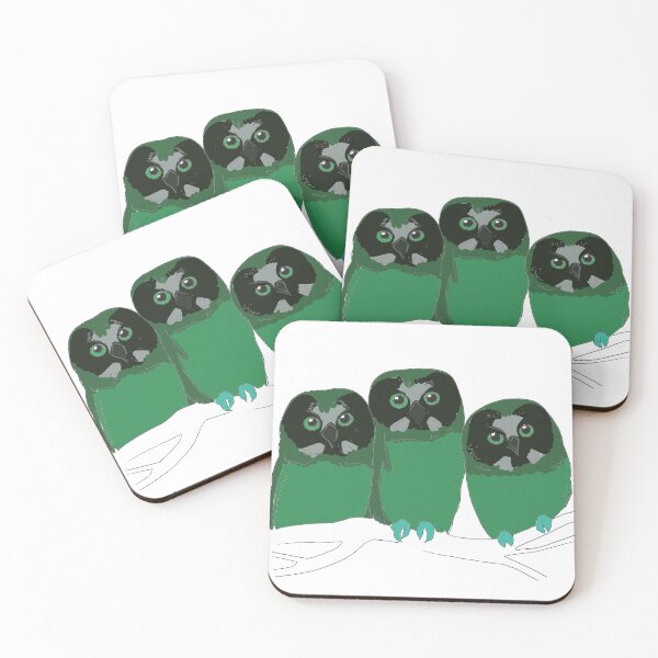 Item preview, Saw-whet Owls designed and sold by Ashley’sAnimalz.