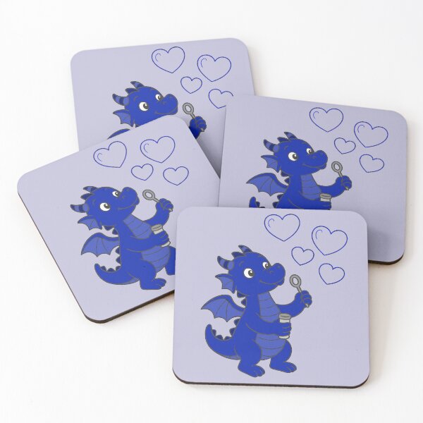 Item preview, Dragon Bubbles - Dark Blue designed and sold by AngelMiette.