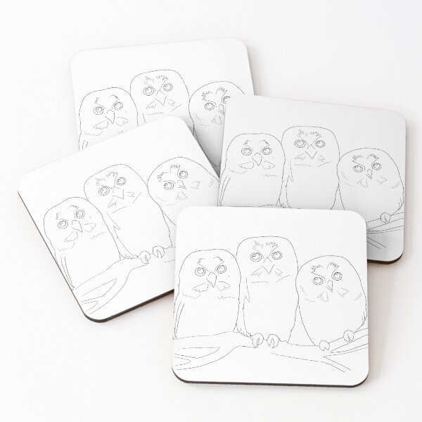 Item preview, Saw-whet Owls designed and sold by Ashley’sAnimalz.