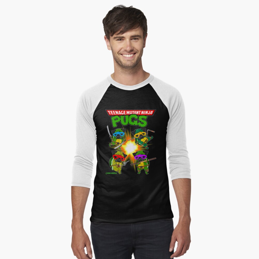 Item preview, Baseball ¾ Sleeve T-Shirt designed and sold by darklordpug.