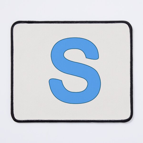 Item preview, letter s blue designed and sold by ZiphGames.