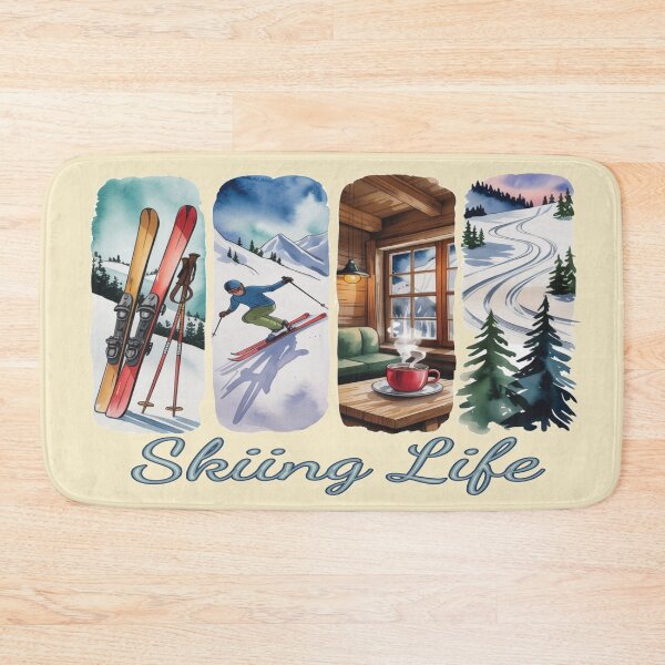 Item preview, Skiing Life Watercolor Design – Ski Dad  designed and sold by Rajasekar.