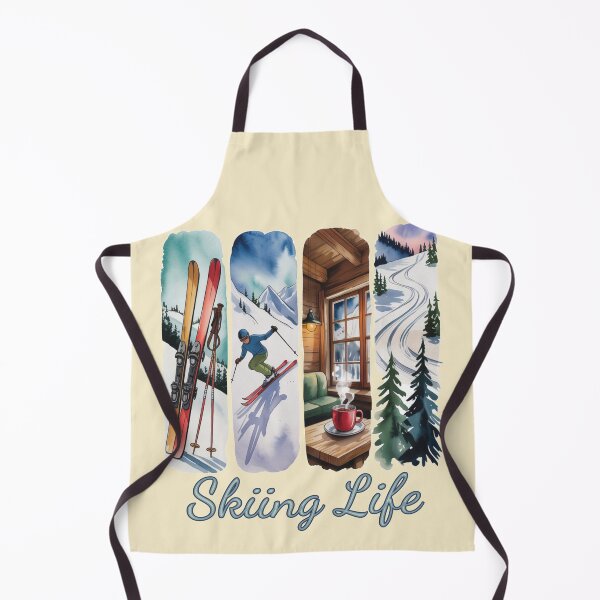 Item preview, Skiing Life Watercolor Design – Ski Dad designed and sold by Rajasekar.