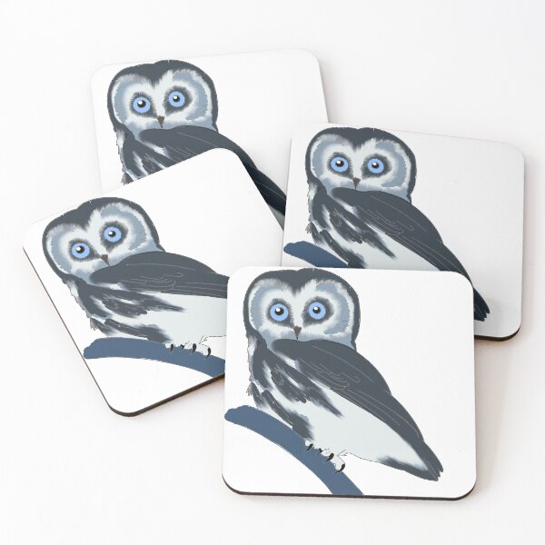 Item preview, Saw-whet Owls designed and sold by Ashley’sAnimalz.