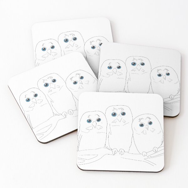 Item preview,  Saw-whet Owls designed and sold by Ashley’sAnimalz.