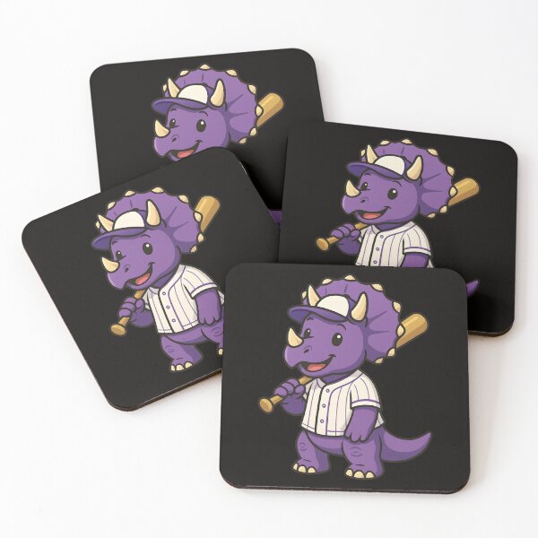 Item preview, Cute Funny Triceratops Baseball Gift For Men Women Kids designed and sold by ArmyAbodo.