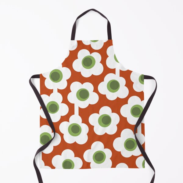 Item preview, Iconic Vintage Garden Pattern in Terracota, Sage and Olive Green designed and sold by Deutschic.