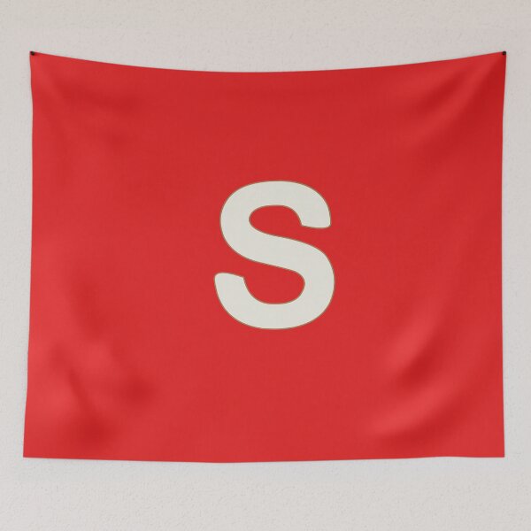 Item preview, letter s white designed and sold by ZiphGames.