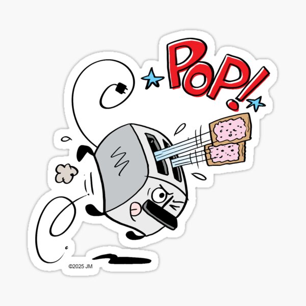 2-Slice Popping Tarts! Sticker