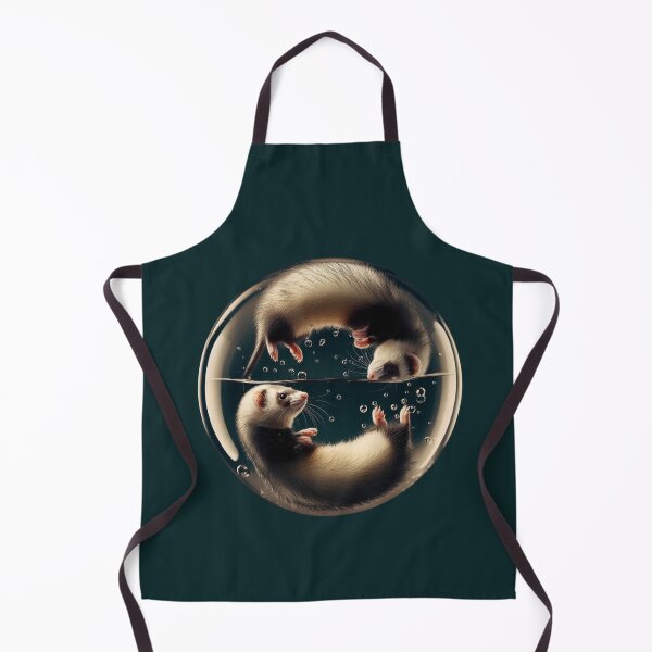 Item preview, Two ferrets inside a sphere designed and sold by Animals - WildSpirit.