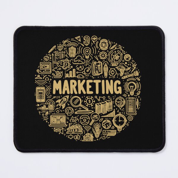 Vista previa del artículo con la obra «SÍMBOLOS DE MARKETING - Oro», diseñado y vendido por andavir.