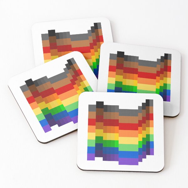 Item preview, Pixel Pride Flag Philly Rainbow designed and sold by HarveyHandcraftsandDesigns.