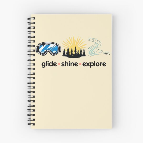 Item preview, Glide, Shine, Explore – Ski Dad / Winter Skiing Lover  designed and sold by Rajasekar.
