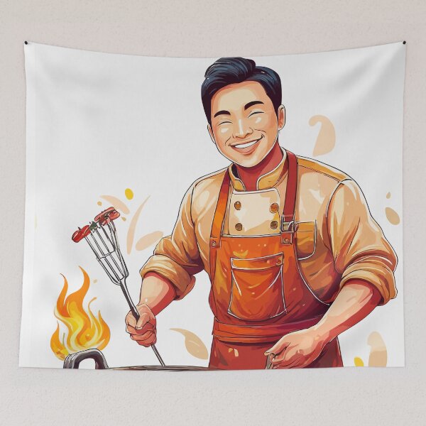 Item preview, Fire Up the Grill for Dad designed and sold by bb-15artstudio.