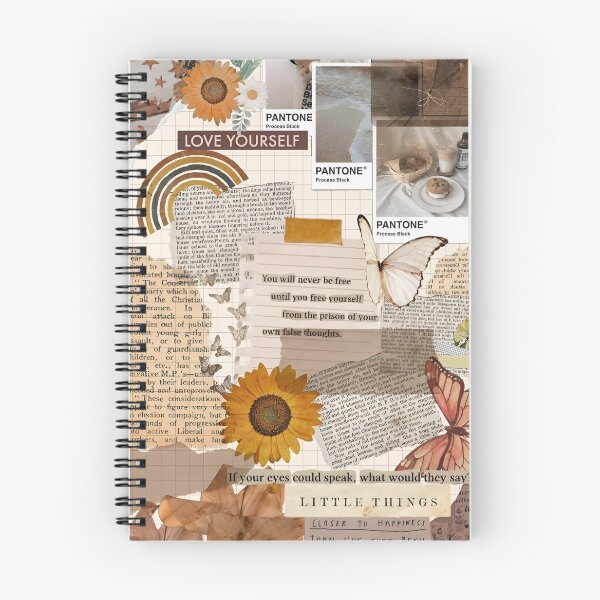 Item preview, antique orange torn newspaper scrapbook designed and sold by TellUsTheStory.