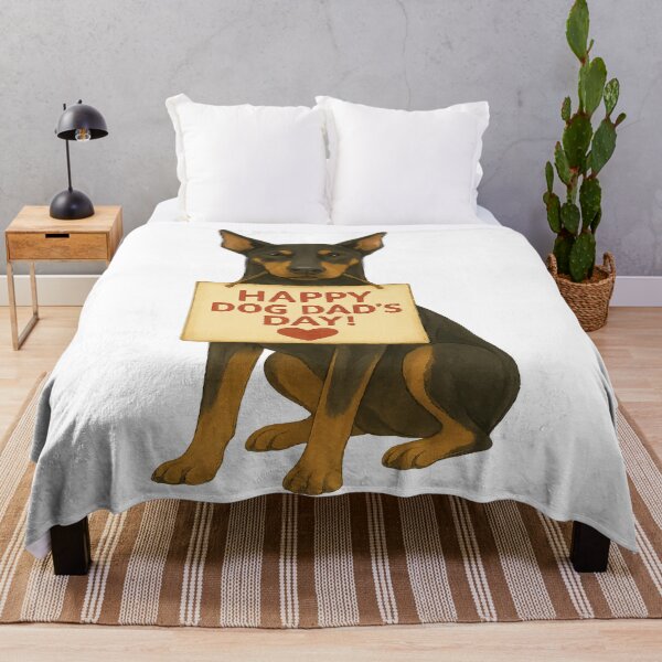 Item preview, Doberman Love – Happy Dog Dad’s Day Art designed and sold by AbstractAnom.