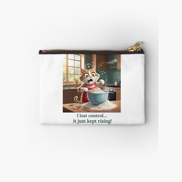 Item preview, Funny Baking Cat - Kitchen Fail Comic Design  designed and sold by Tienda-Vane.