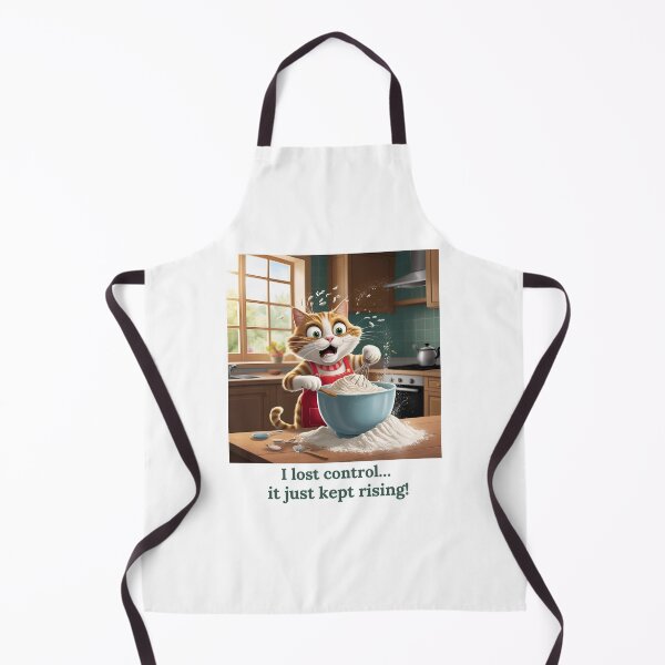 Item preview, Funny Baking Cat - Kitchen Fail Comic Design designed and sold by Tienda-Vane.