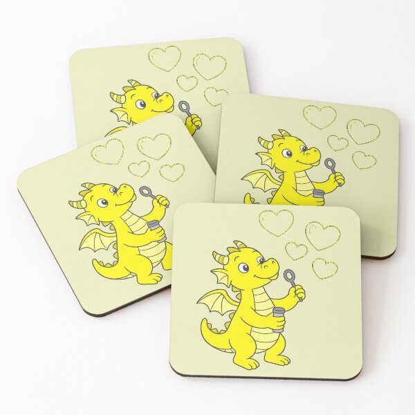 Item preview, Dragon Bubbles - Yellow designed and sold by AngelMiette.