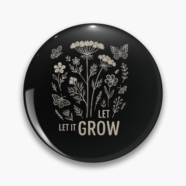 Item preview, Let It Grow – Wildflowers and Butterflies Line Art designed and sold by JenniferCreaArte .