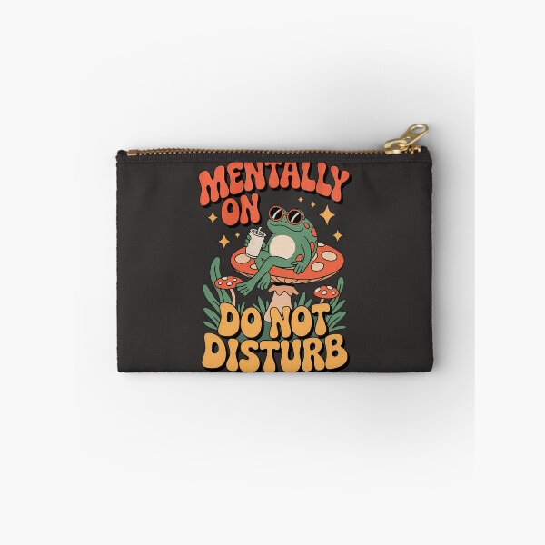 Item preview, Retro Frog on Mushroom – Mentally Off Do Not Disturb Funny Summer Vintage Aesthetic T-Shirt Design designed and sold by Fantasy Cache.
