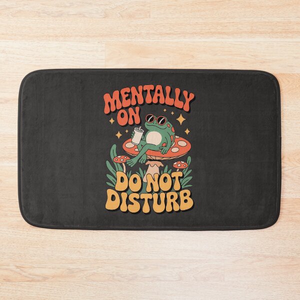 Item preview, Retro Frog on Mushroom – Mentally Off Do Not Disturb Funny Summer Vintage Aesthetic T-Shirt Design designed and sold by Fantasy Cache.