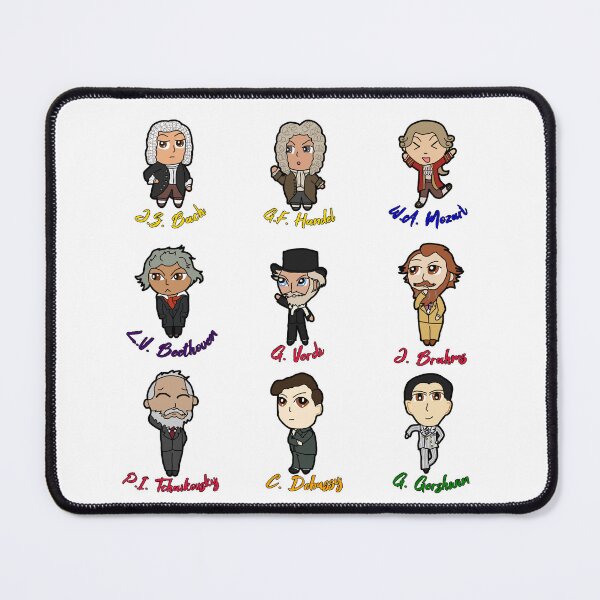 Item preview, Nine Chibi Classical Composers designed and sold by michellekchen.
