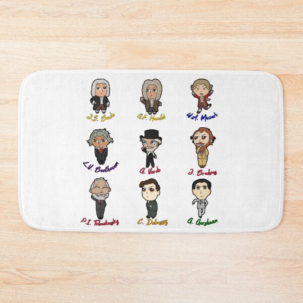 Item preview, Nine Chibi Classical Composers designed and sold by michellekchen.