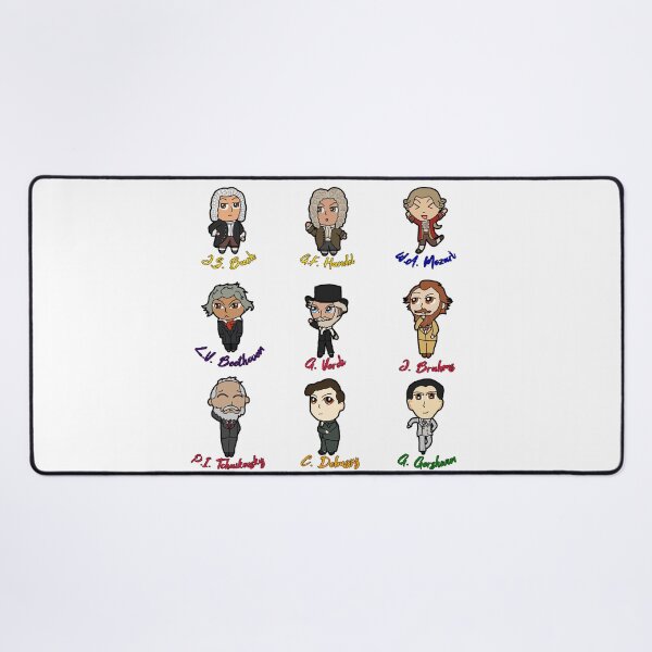 Item preview, Nine Chibi Classical Composers designed and sold by michellekchen.