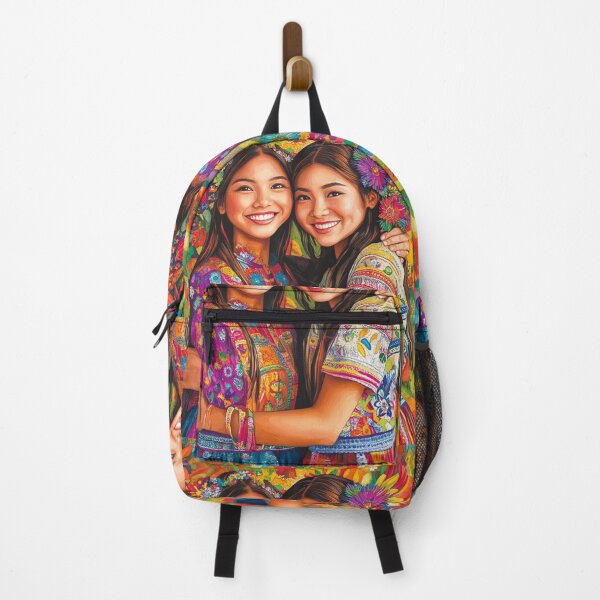 Item preview, Radiant Sisterhood in Colorful Thai GL Harmony – Vibrant Ethnic Fashion Portrait designed and sold by Item Geeks.