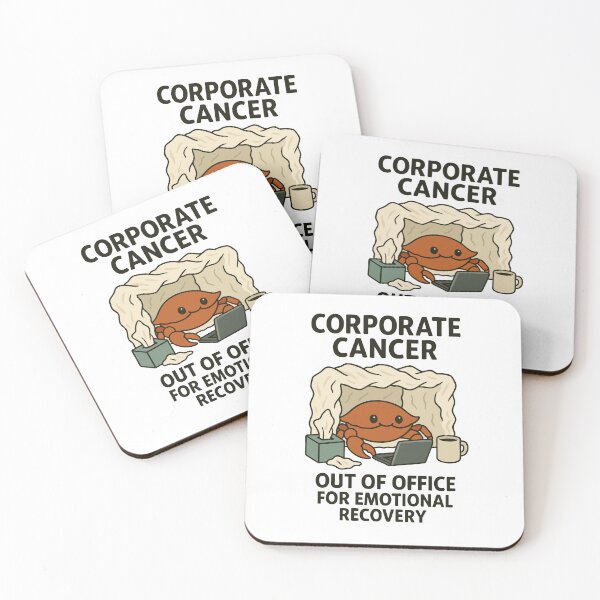 Item preview, Corporate Cancer Zodiac Sign designed and sold by BarelyDesigned.