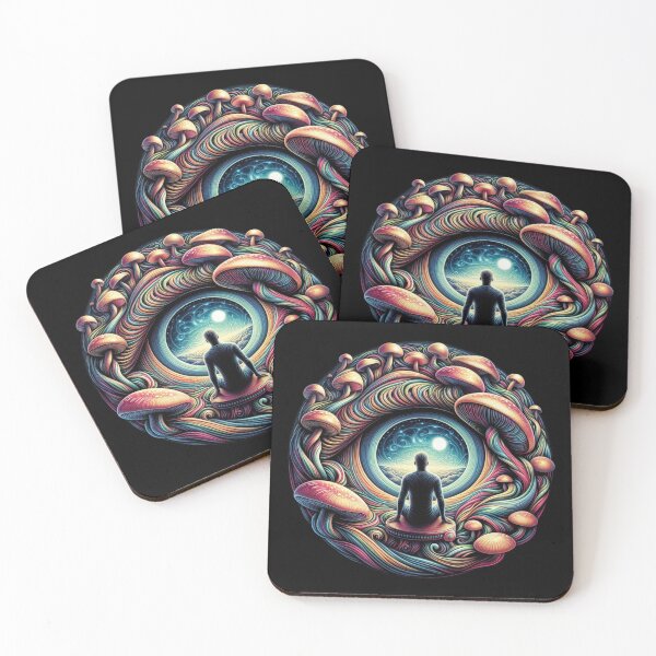 Item preview, Mystical Meditation: A Psychedelic Journey Through Nature and the Cosmos designed and sold by Cloud-Riders.