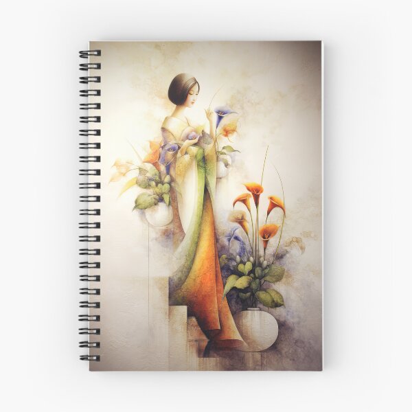 Item preview, Floral Ascent: A Gentle Bloom designed and sold by bloorose.