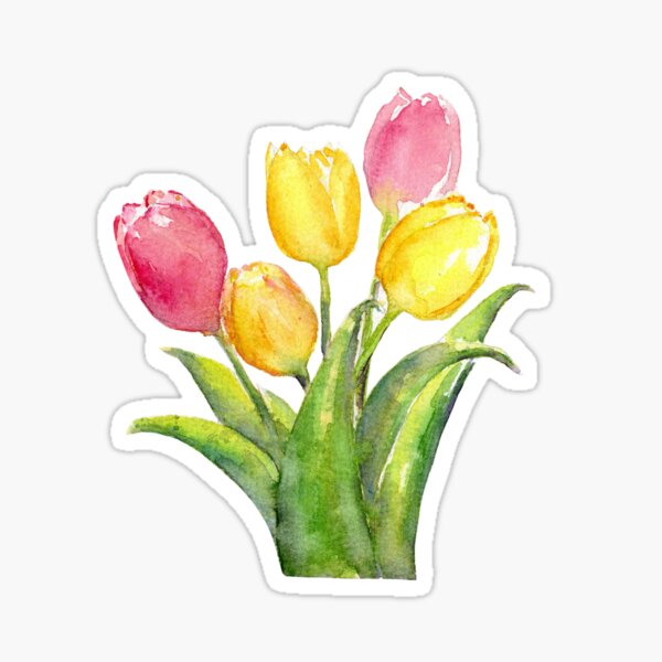 Aperçu de l'œuvre Tulipes créée et vendue par MeiC-Artsy.