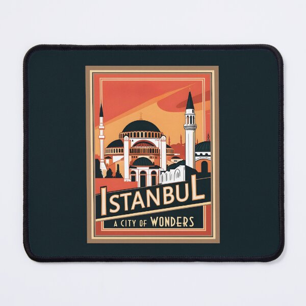 Item preview, A Vintage Travel Illustration of Istanbul - Turkey designed and sold by GoodOldVintage.