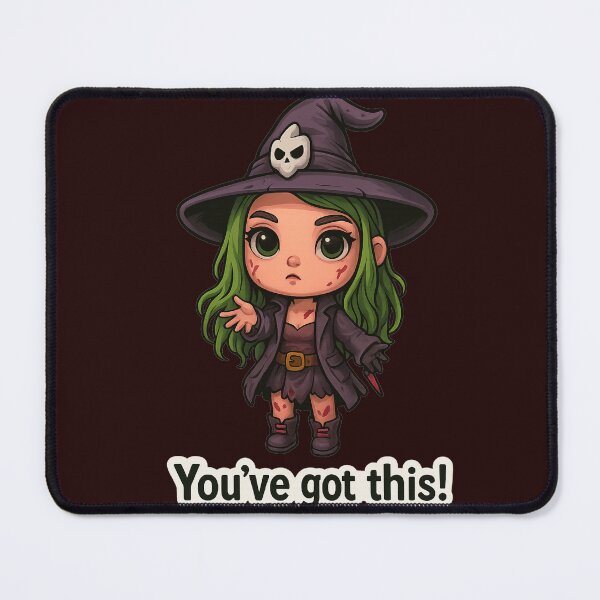 Item preview, Spooky Witch with “You’ve Got This!” Encouragement designed and sold by Thaivi Design.