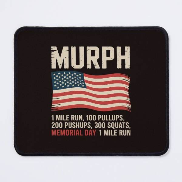 Item preview, Murph Challenge American Memorial Day Workout Gym Patriotic designed and sold by MAKOPOKOShop.