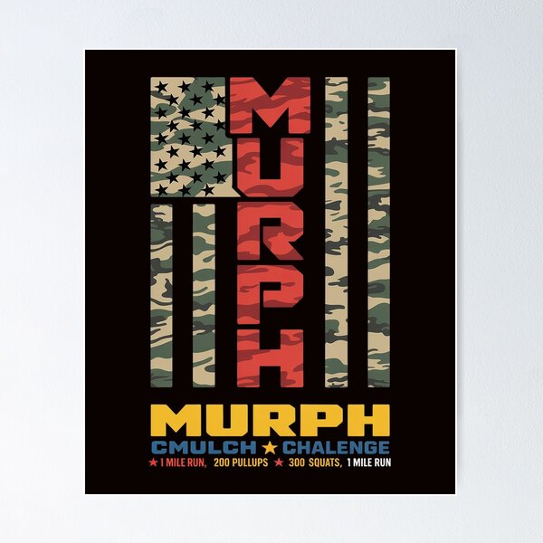 Item preview, Murph Challenge Memorial Day Workout WOD Camo  designed and sold by MAKOPOKOShop.