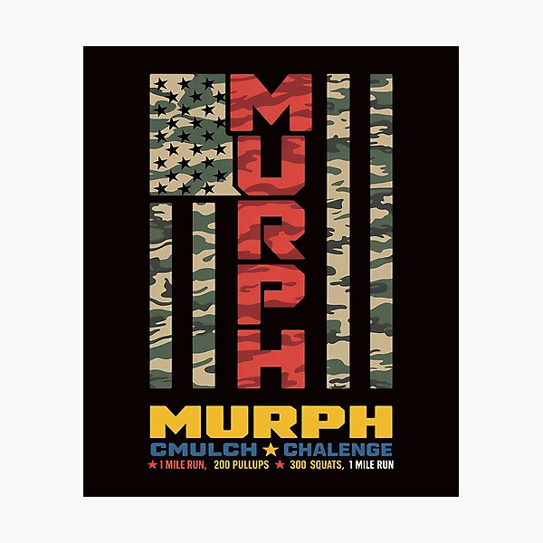 Item preview, Murph Challenge Memorial Day Workout WOD Camo  designed and sold by MAKOPOKOShop.