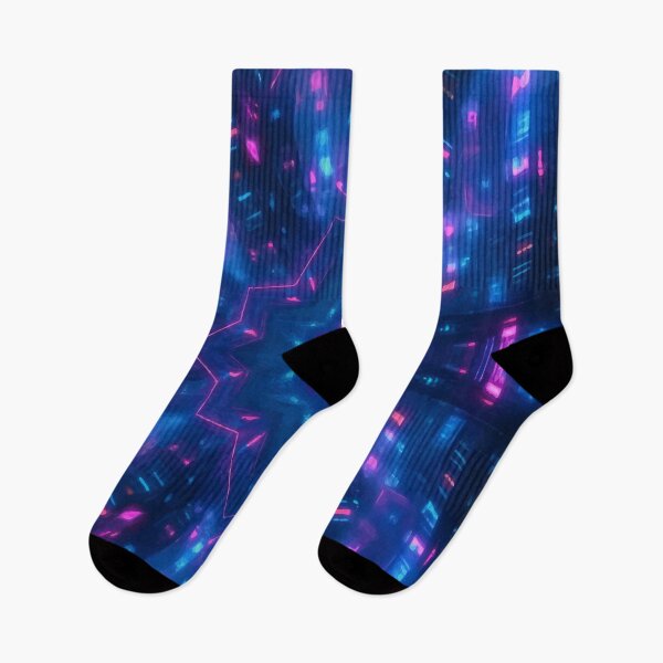 Item preview, Neon Vortex – Kaleidoscope of the Cyber City designed and sold by AbstractAnom.